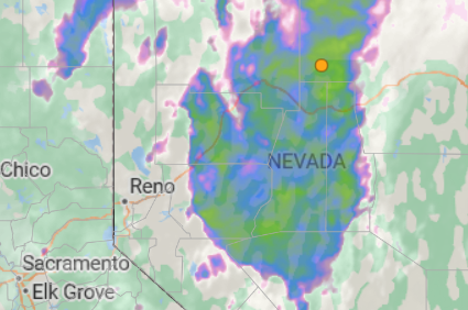 Weather/Infrared on the map shows various shades of blue, green, and purple.